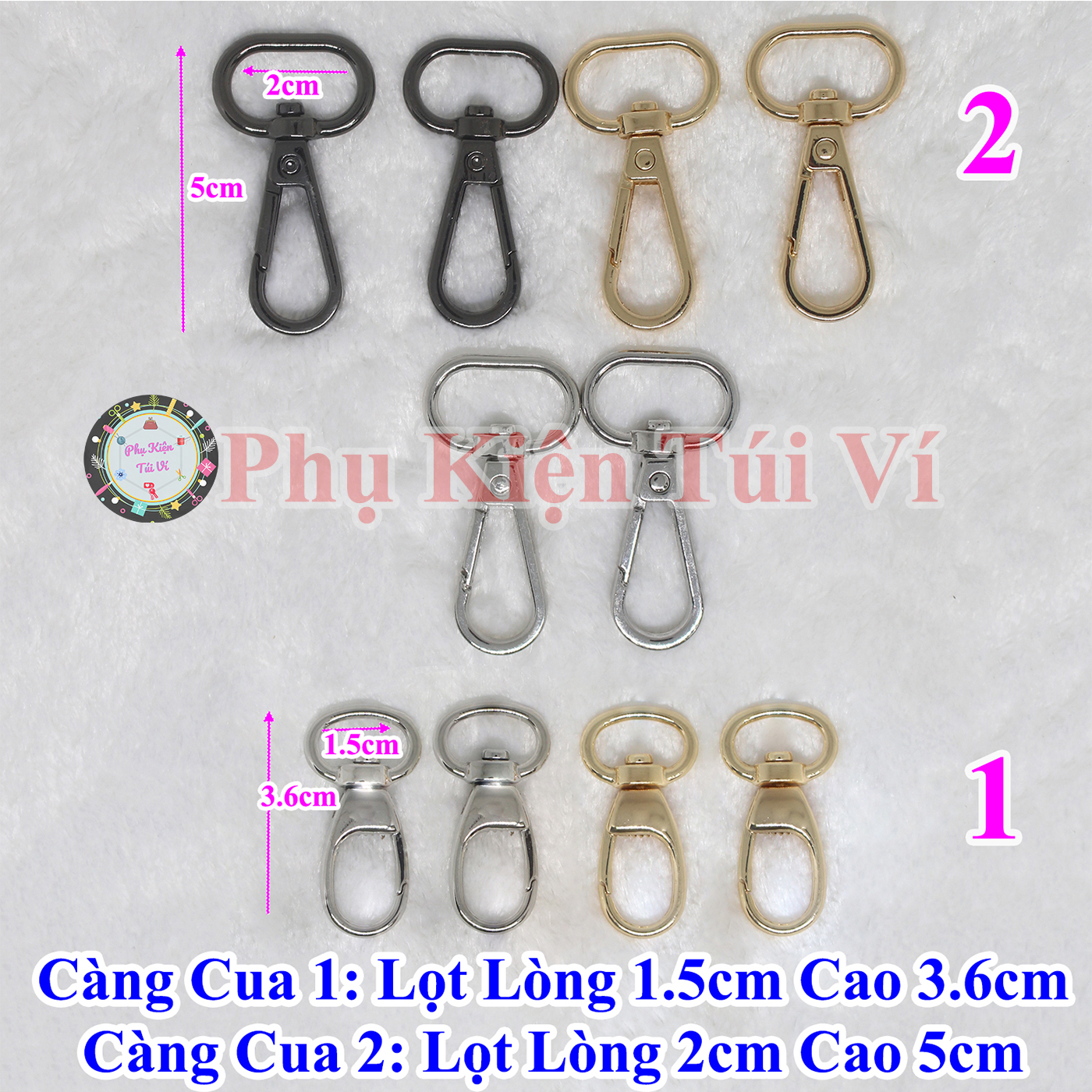 Crab Claws for Making Handbags (22K/Pair)