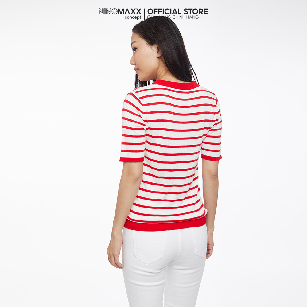 N&M Áo sweater Basic Nữ tay ngắn 1905012