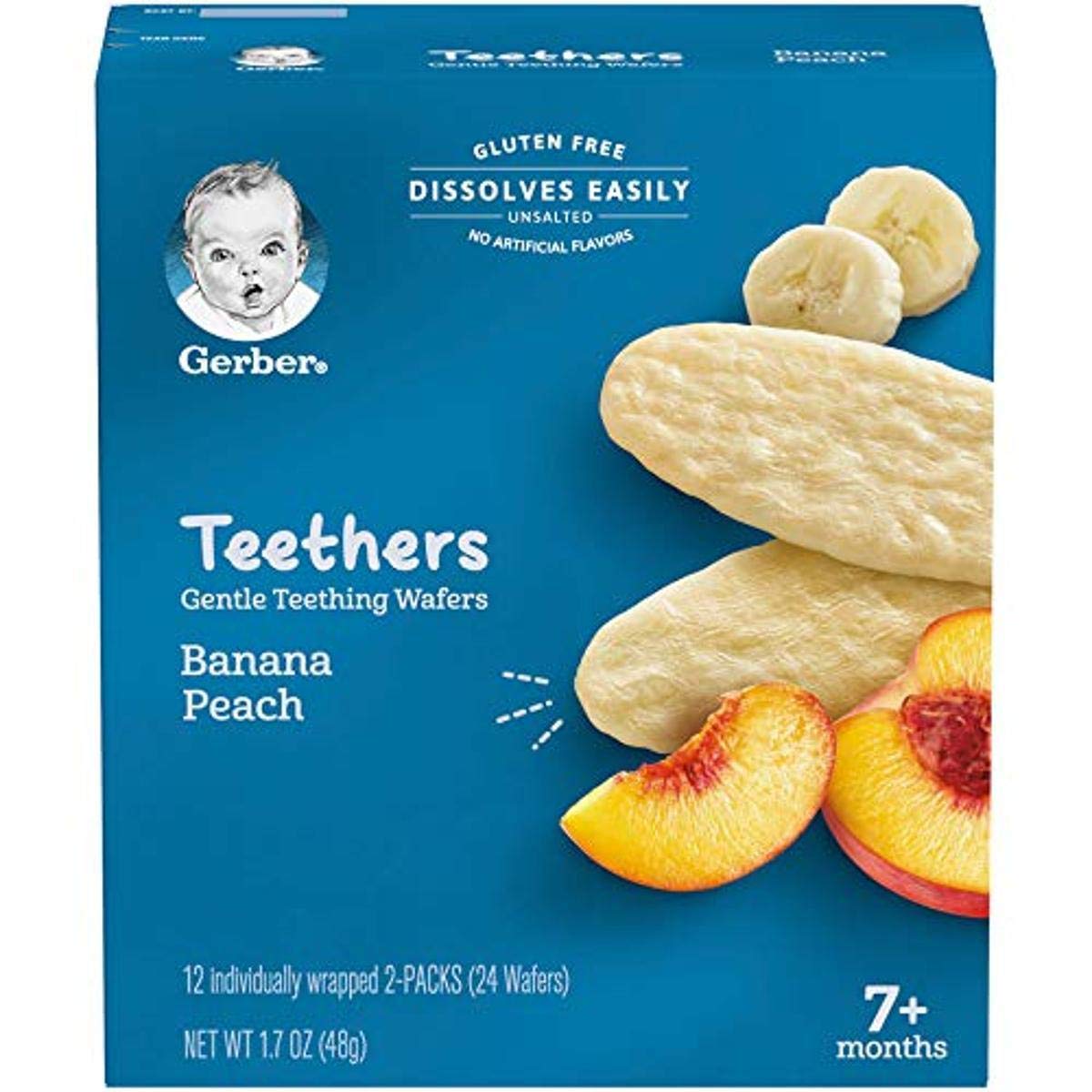 Bánh ăn dặm gặm nướu Gerber Teethers cho bé (Date mới 2022)