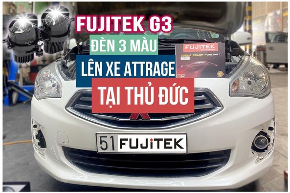 Bi gầm Led Mitsu Attrage Fujitek 3.0 inch