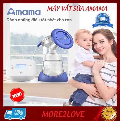 Máy vắt sữa tiện dụng cho các mẹ, Thiết bị hút sữa cao cấp cho mẹ, Máy hút sữa Amama cao cấp được nhiều bà mẹ tin dùng. Máy vắt hút êm nhẹ, dễ dàng vệ sinh. An toàn, hút đều sữa. Bảo hành 12 tháng.