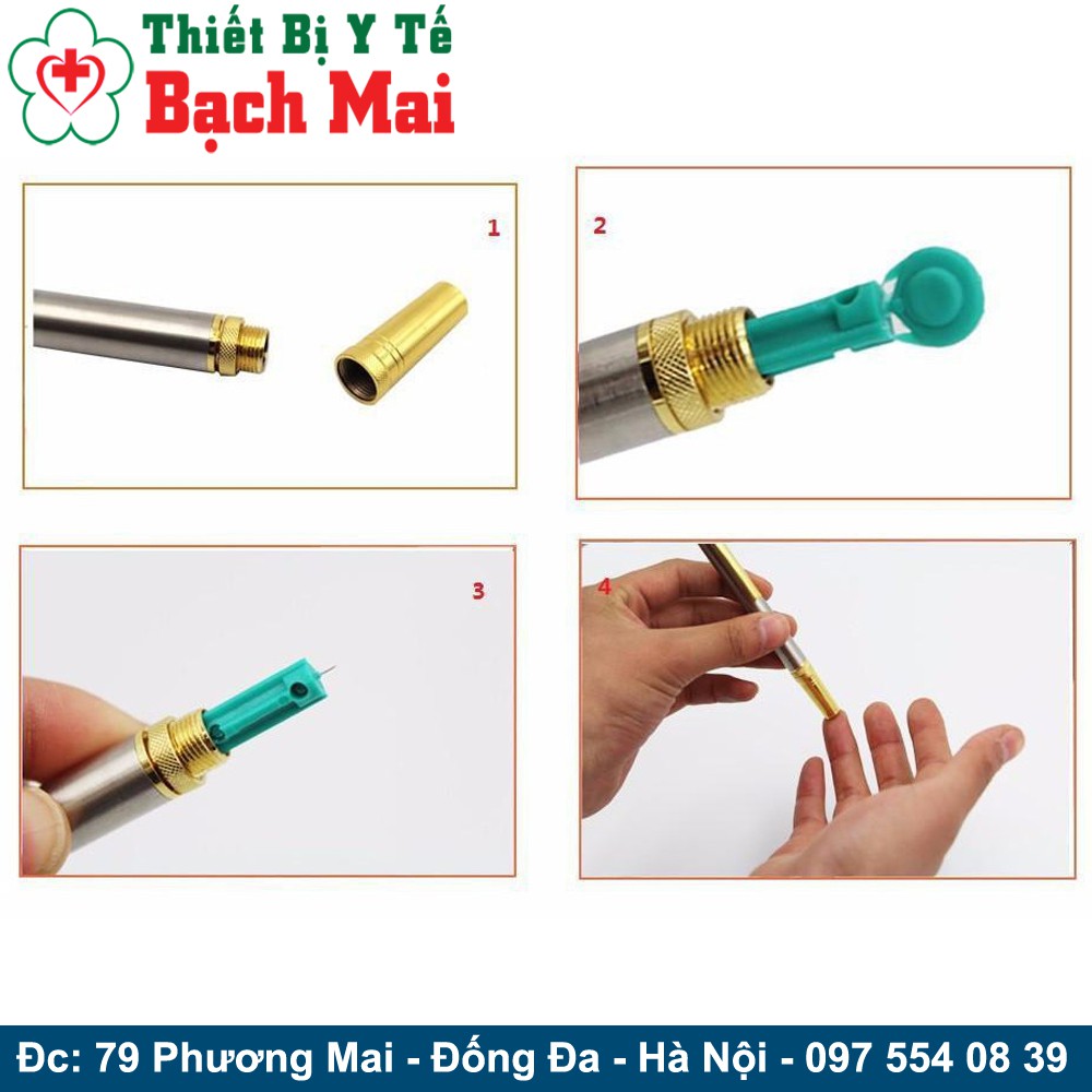 Bút Chích Máu Bấm Liên Tục - Bút Chích Lẩy