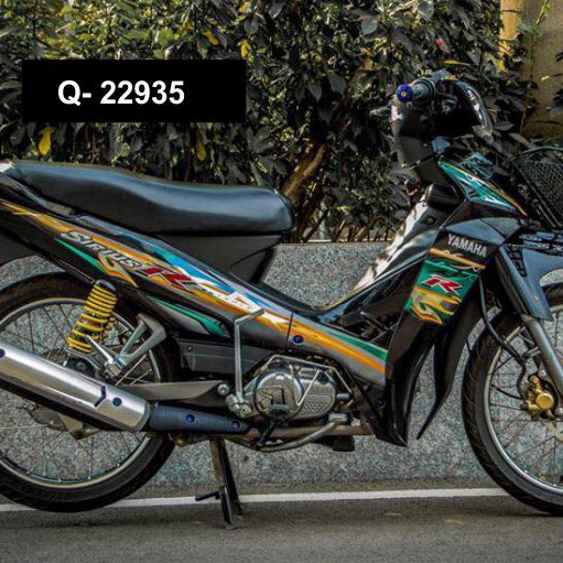 Tem rời Sirius R xanh đen chất liệu Crom