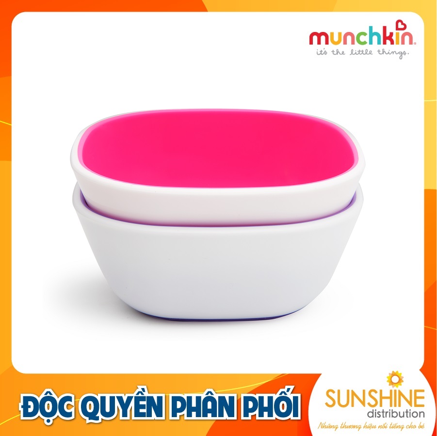 BỘ 2 BÁT CHỐNG TRƯỢT MUNCHKIN (HỒNG-TÍM)