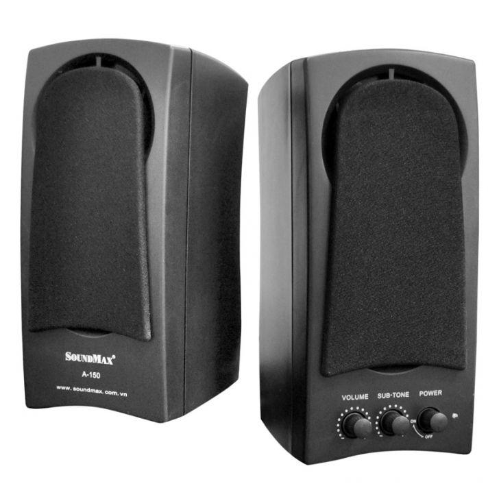 Loa máy tính Soundmax A-150 (Đen) loa 2.0 A150