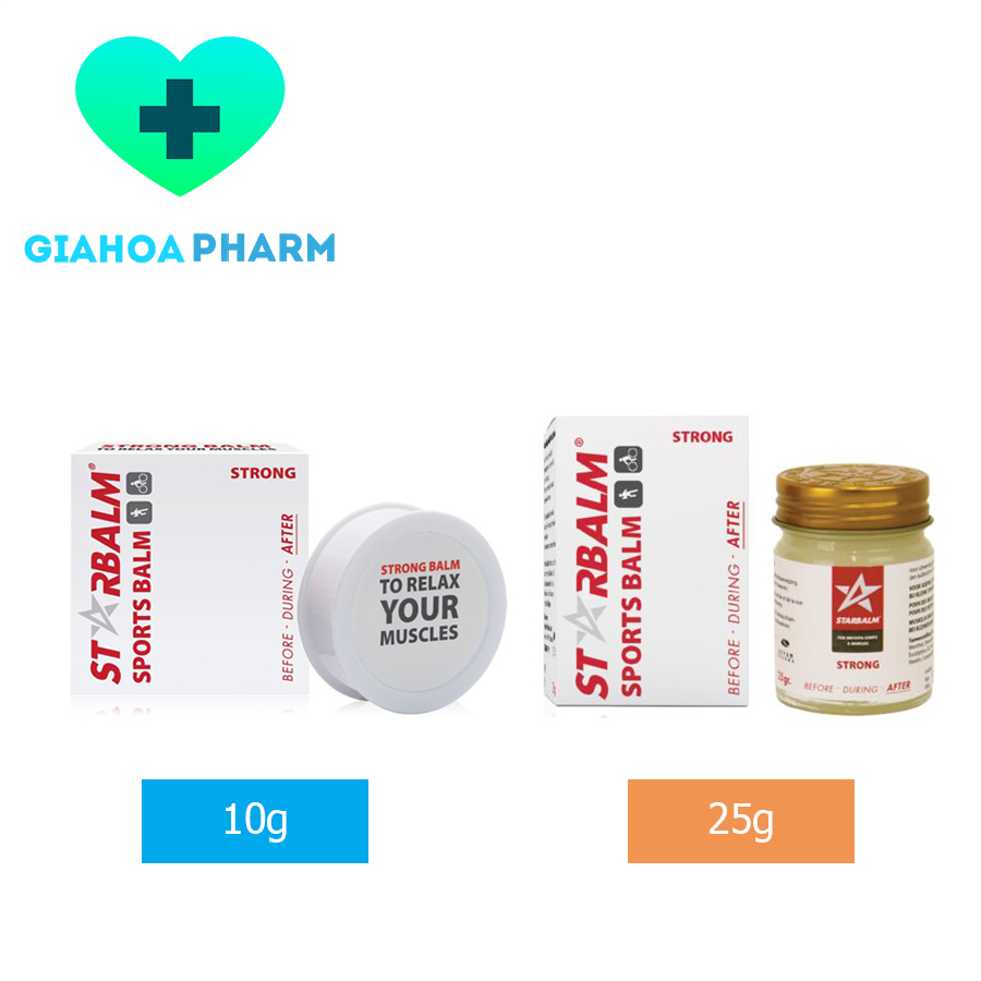 [HCM]Cao xoa / Cù là Starbalm (Hộp 10g) - Trắng