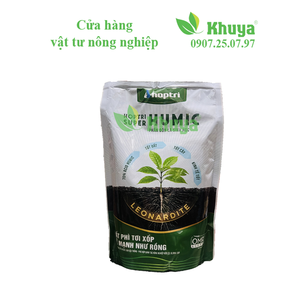 Phân bón lá sinh học Hợp Trí Super Humic 1kg Bột - Phiên bản lì xì Tết