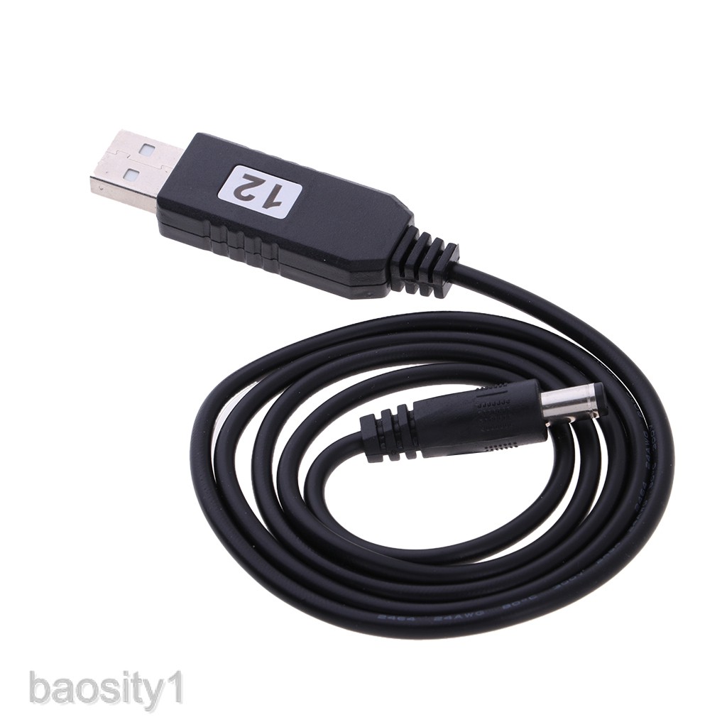 Cáp nâng áp từ cổng USB 5V lên 12V