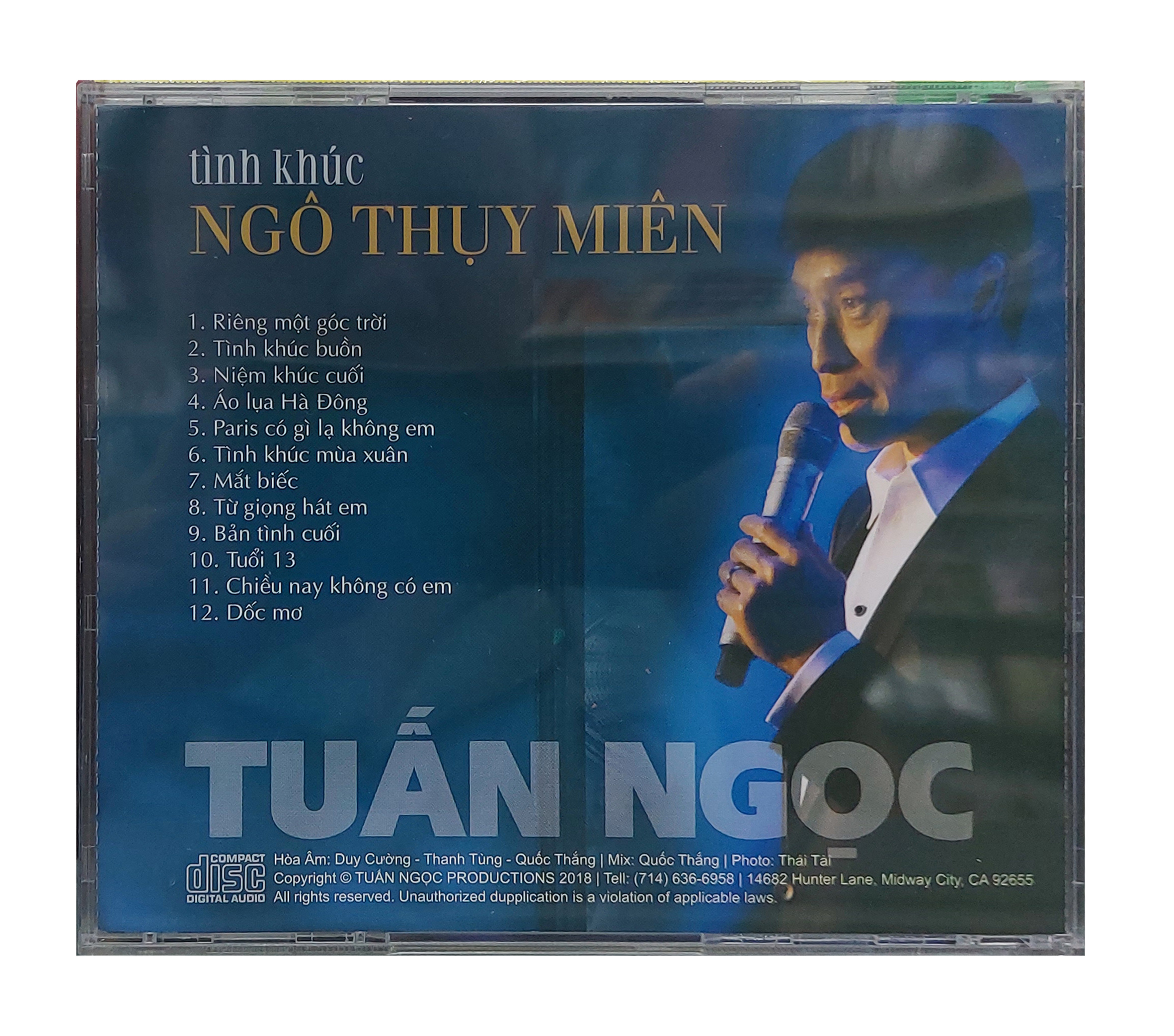 Tuấn Ngọc - Tình Khúc Ngô Thụy Miên (CD phiên bản F1)
