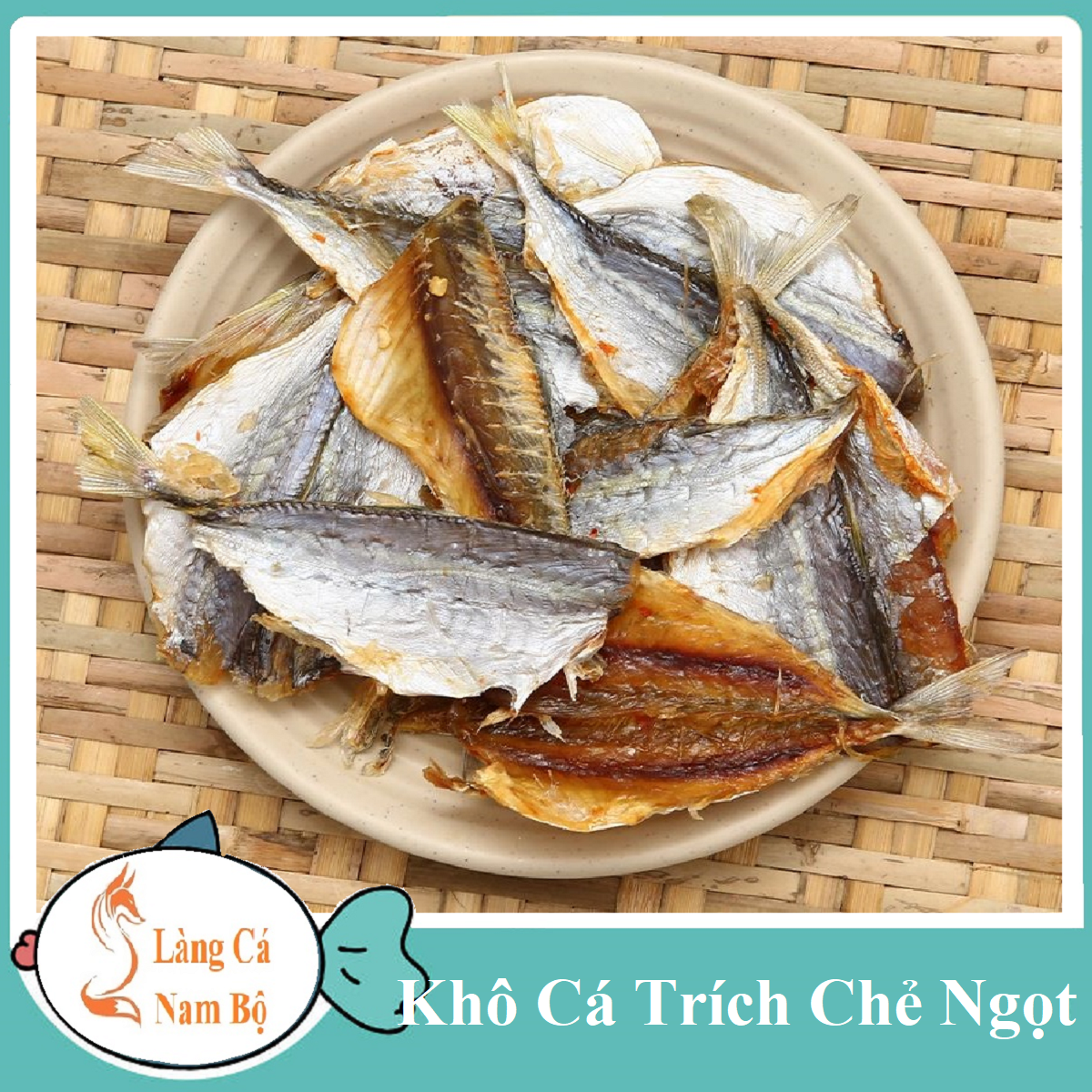Khô cá trích không xương 500gr làng cá nam bộ- khô cá trích thơm ngon nức lòng xứ biển