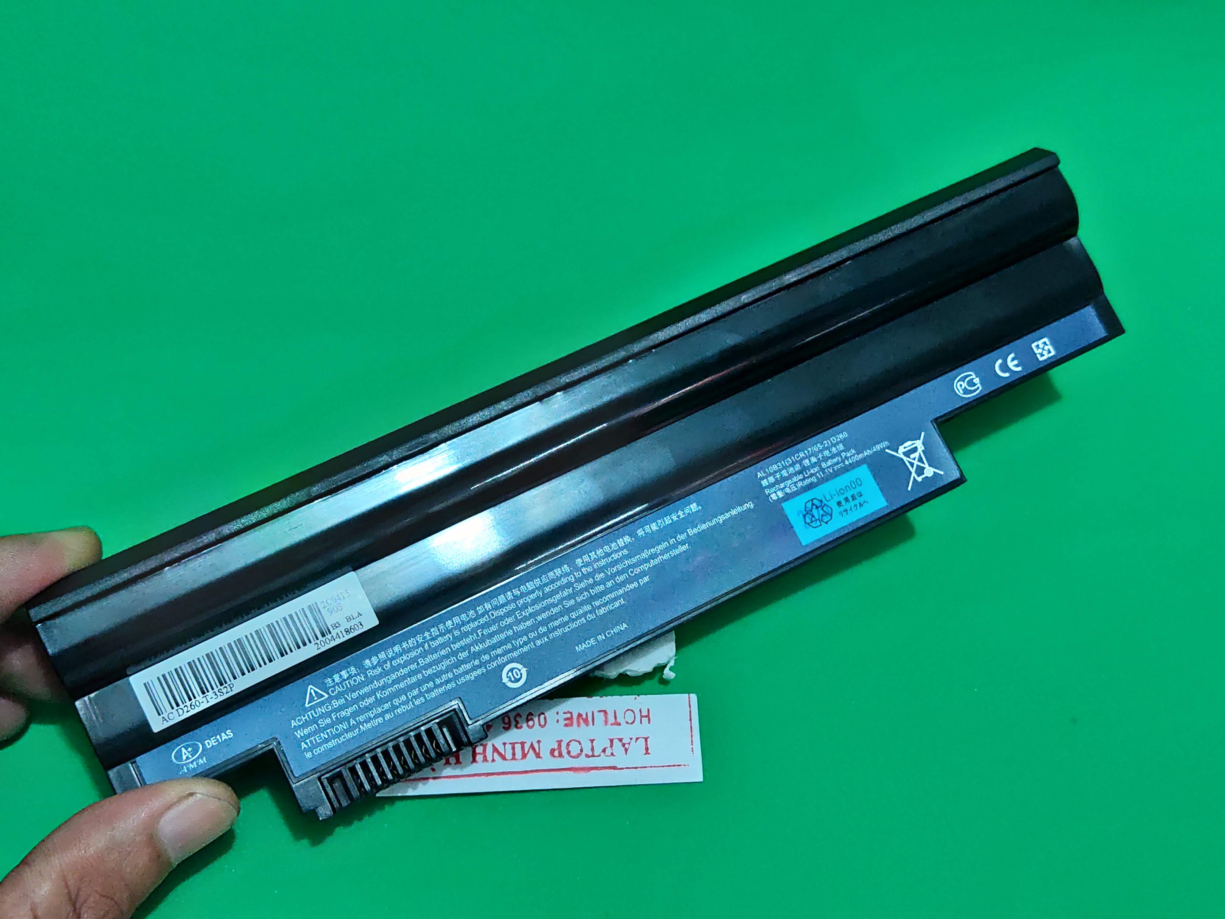 Pin laptop Acer Aspire One happy loại tốt