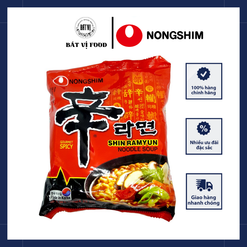 Noodles Shin Ramyun spicy 120g-South Korean imports