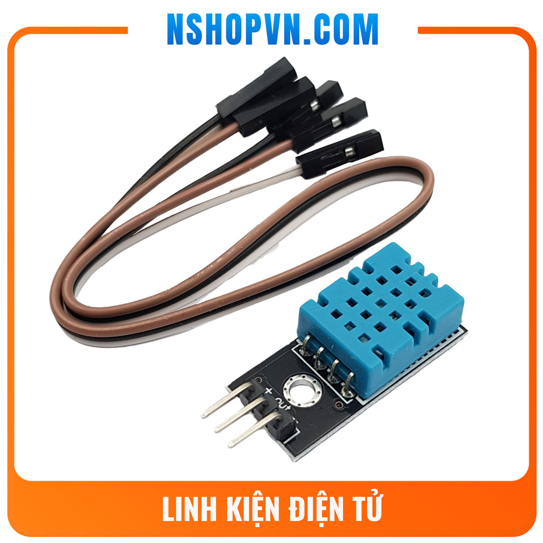 Module Cảm Biến Độ Ẩm, Nhiệt Độ DHT11