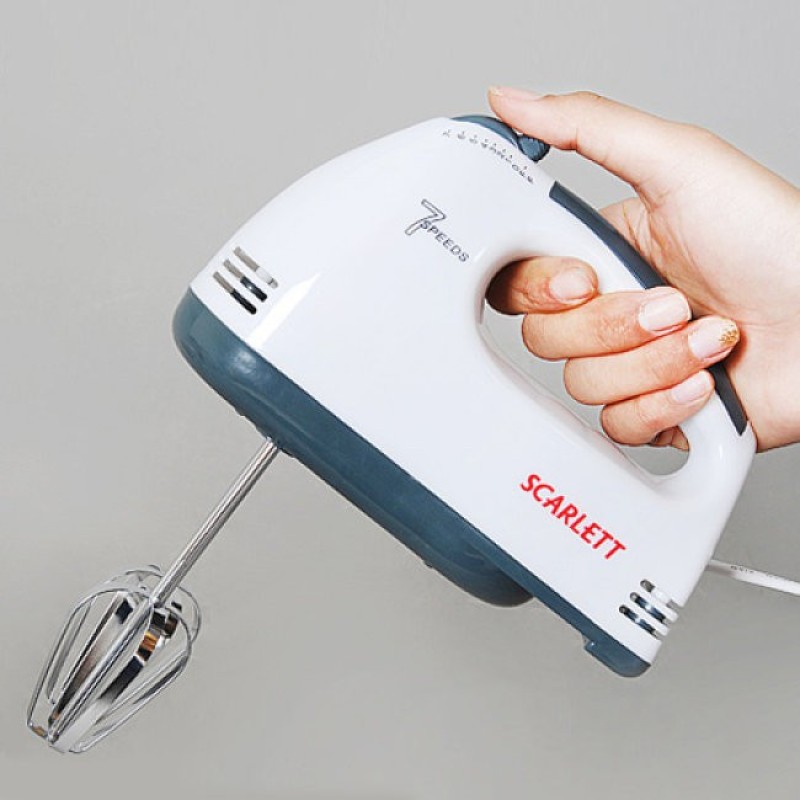 Giá bán [MÁY ĐÁNH TRỨNG MINI] Máy đánh trứng - Máy đánh trứng cầm tay mini - Máy đánh trứng cầm tay mini - Scarlett HE - 7 cấp độ - Hỗ trợ đổi trả 7 ngày