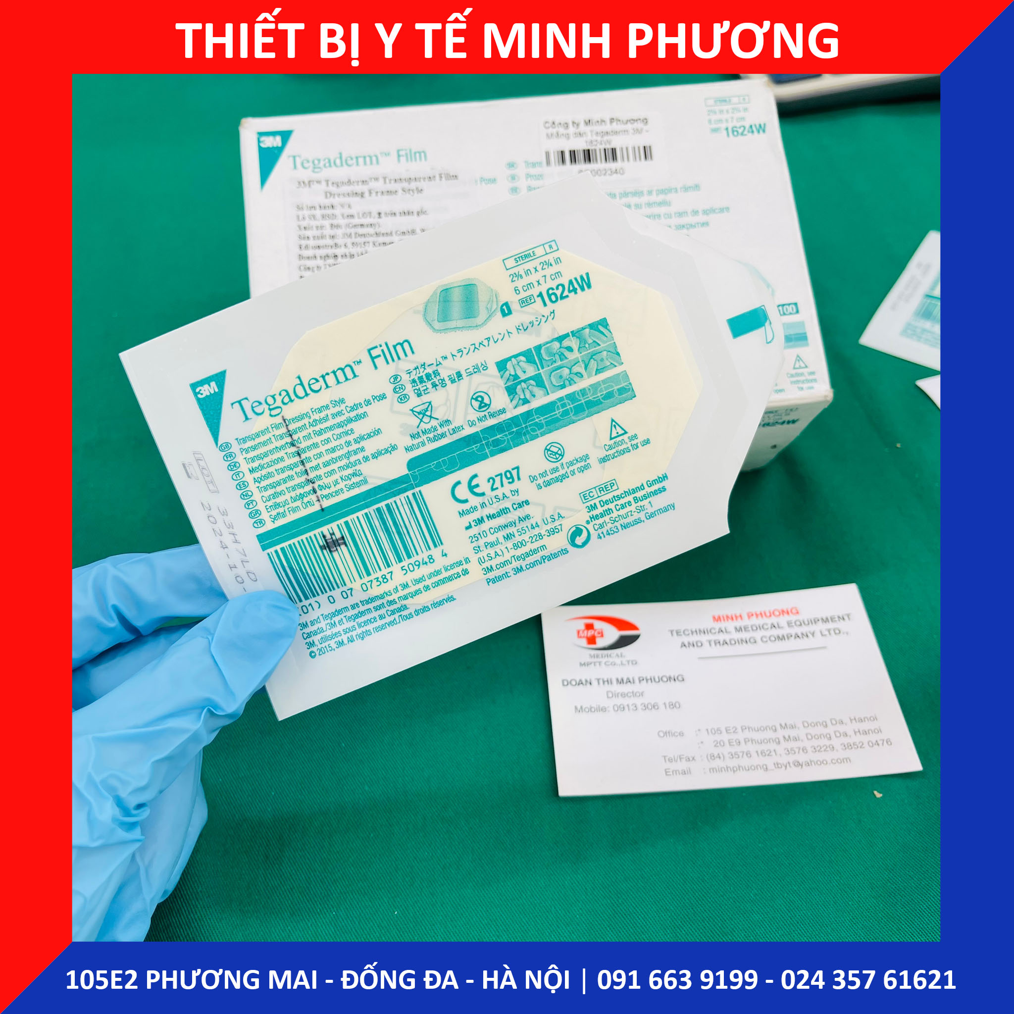 Miếng dán trong suốt Tegaderm 3M