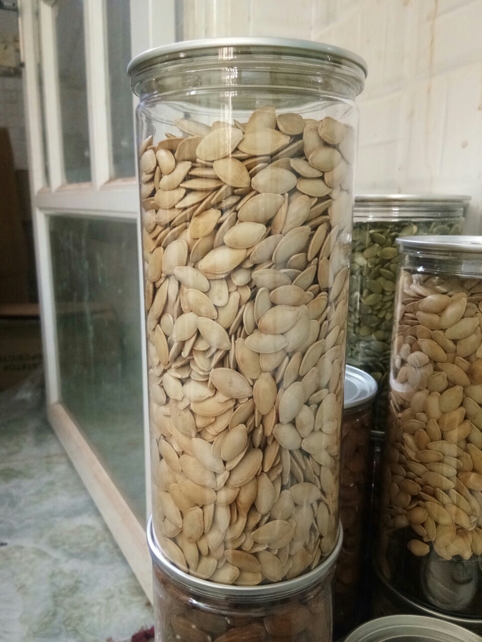 500gr Hạt bí trắng rang tay - hạt to mẩy