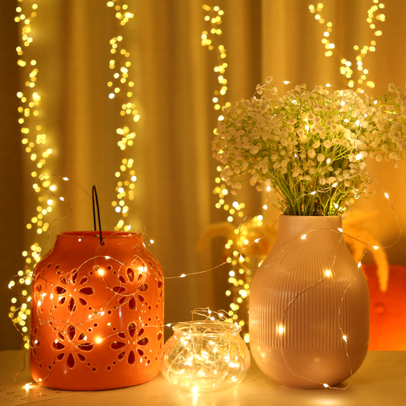 Battery operated LED string light, 1/2 /3 meter flash fairy String Light