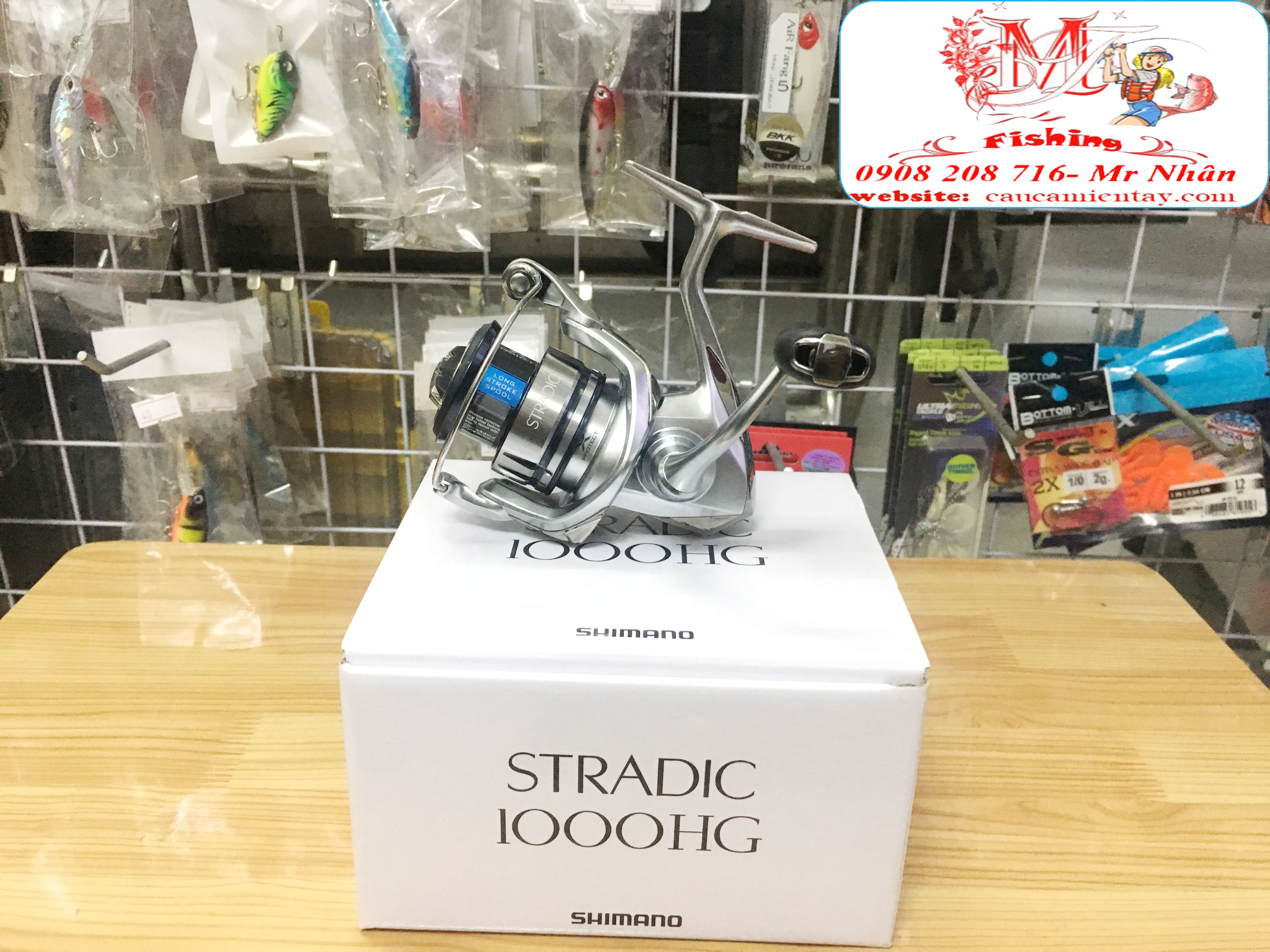 [HCM]Máy Câu Đứng Shimano Stradic 1000HG FL
