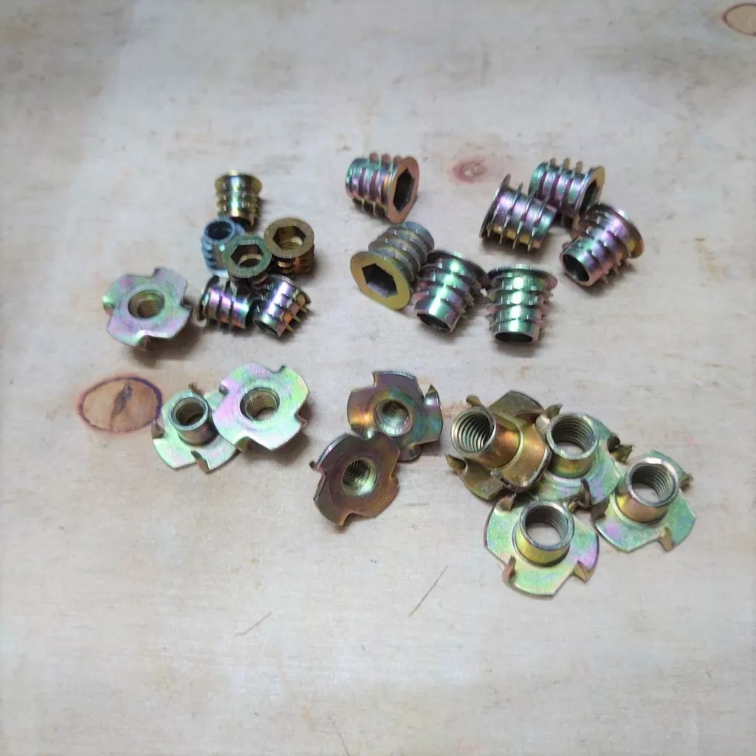 Ốc cấy, khế, tán chấu phi 6, phi 8, 1 combo là 10 con