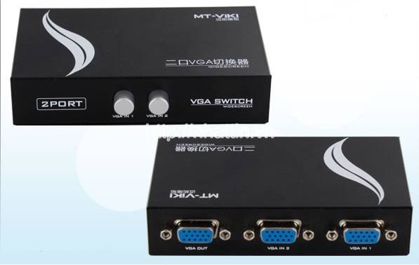 Switch gộp 2 VGA (CPU) Ra 1 VGA (Màn Hình) - (2 Port VGA Video Switch)