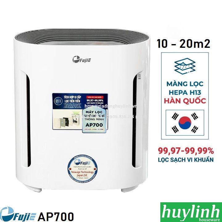 [HCM][Trả góp 0%]Máy lọc không khí Fujie AP700 - 20m2
