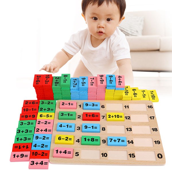 Đồ chơi Bộ học Toán Domino bằng gỗ