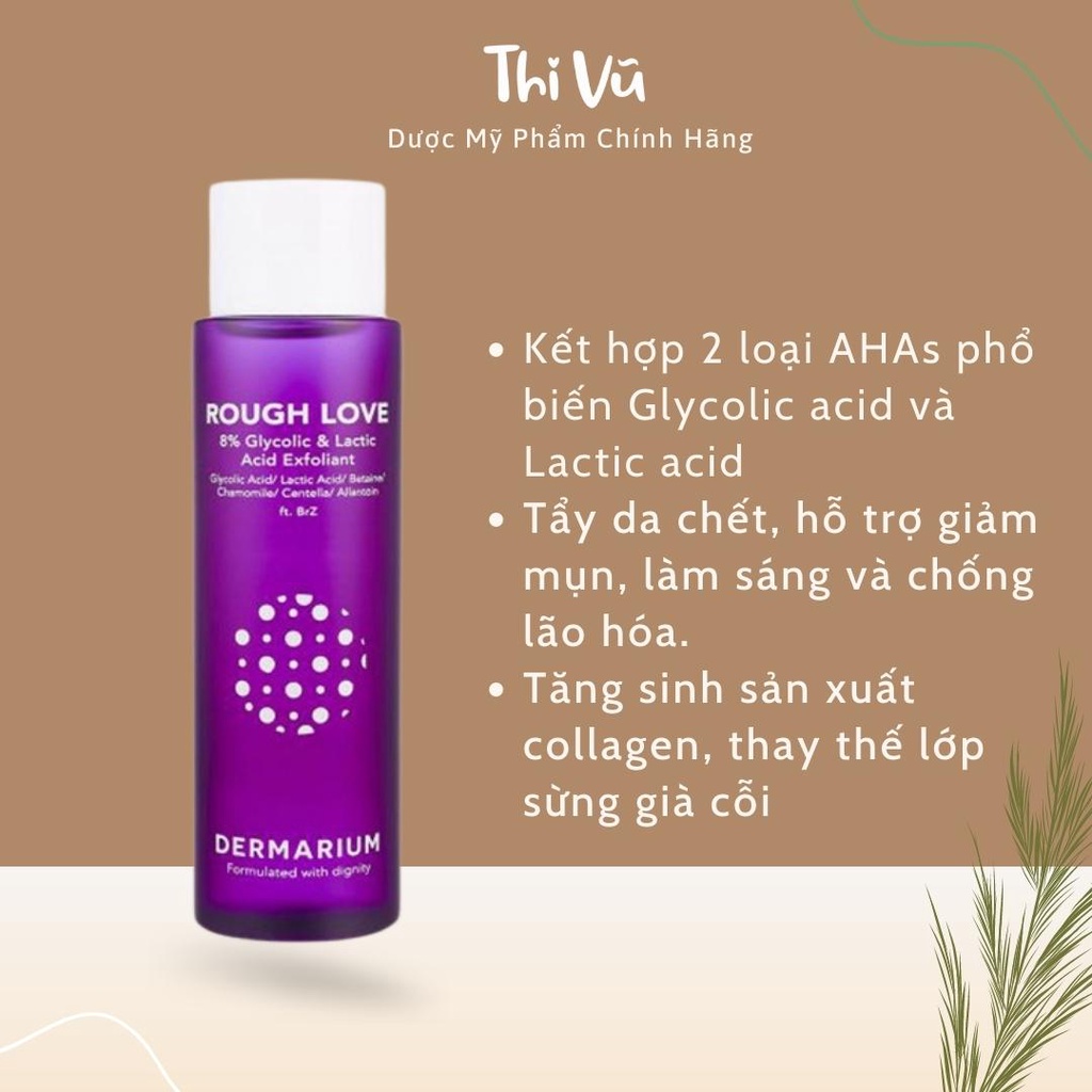 Dermarium Rough Addiction - Glycolic & Lactic tẩy da chết bề mặt 150ml