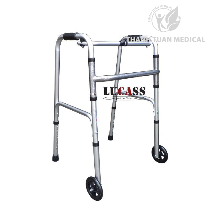 Khung tập đi có bánh xe Lucass W79 bánh xe lớn - Hỗ trợ người già, người Khuyết Tật Việt Nam