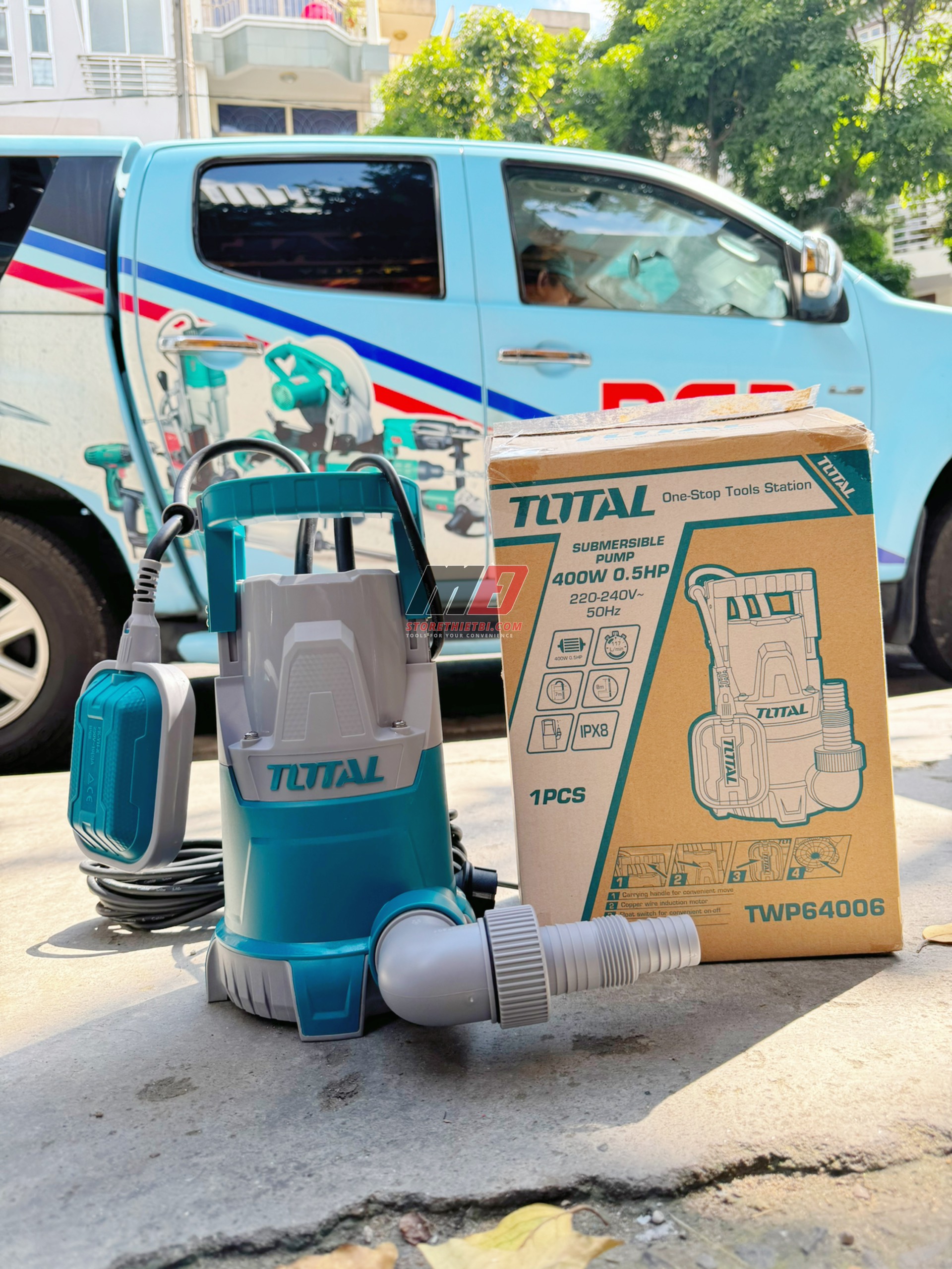 TWP64006 - Máy bơm chìm nước sạch 400W - Total