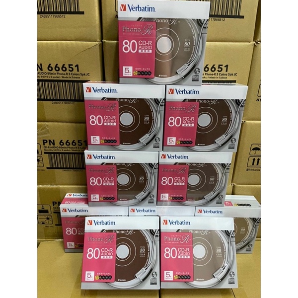 ĐĨA TRẮNG – CD-R AUDIO PHONO VERBATIM 700MB