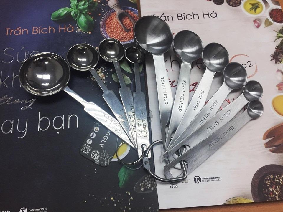 Bộ 4 thìa đong inox cao cấp
