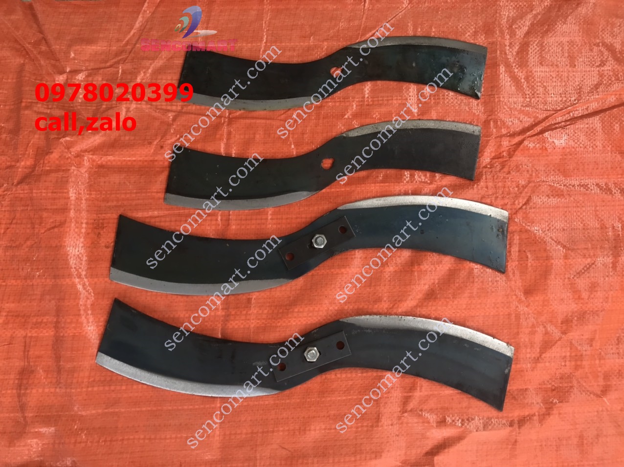 Lưỡi cắt chuyên lắp máy băm cỏ coi ,rau lang 40cm
