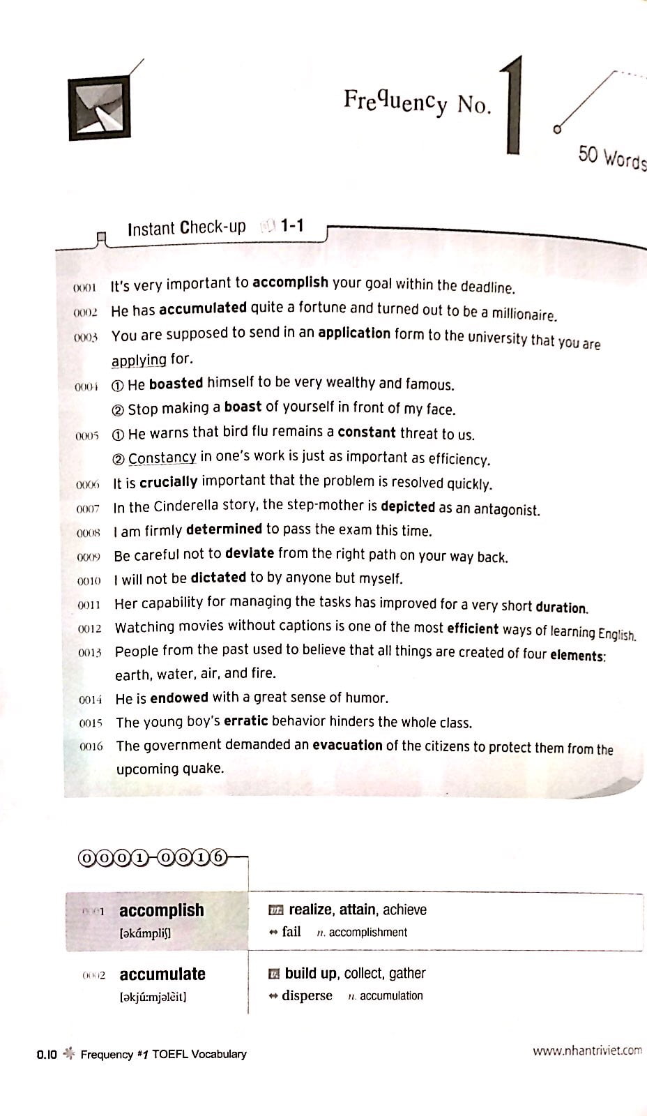 Fahasa - LinguaForum Frequency # 1 Toefl Vocabualary (Kèm 1CD)