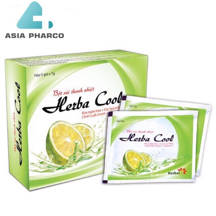 [HCM]Bột sủi thanh nhiệt Herba Cool