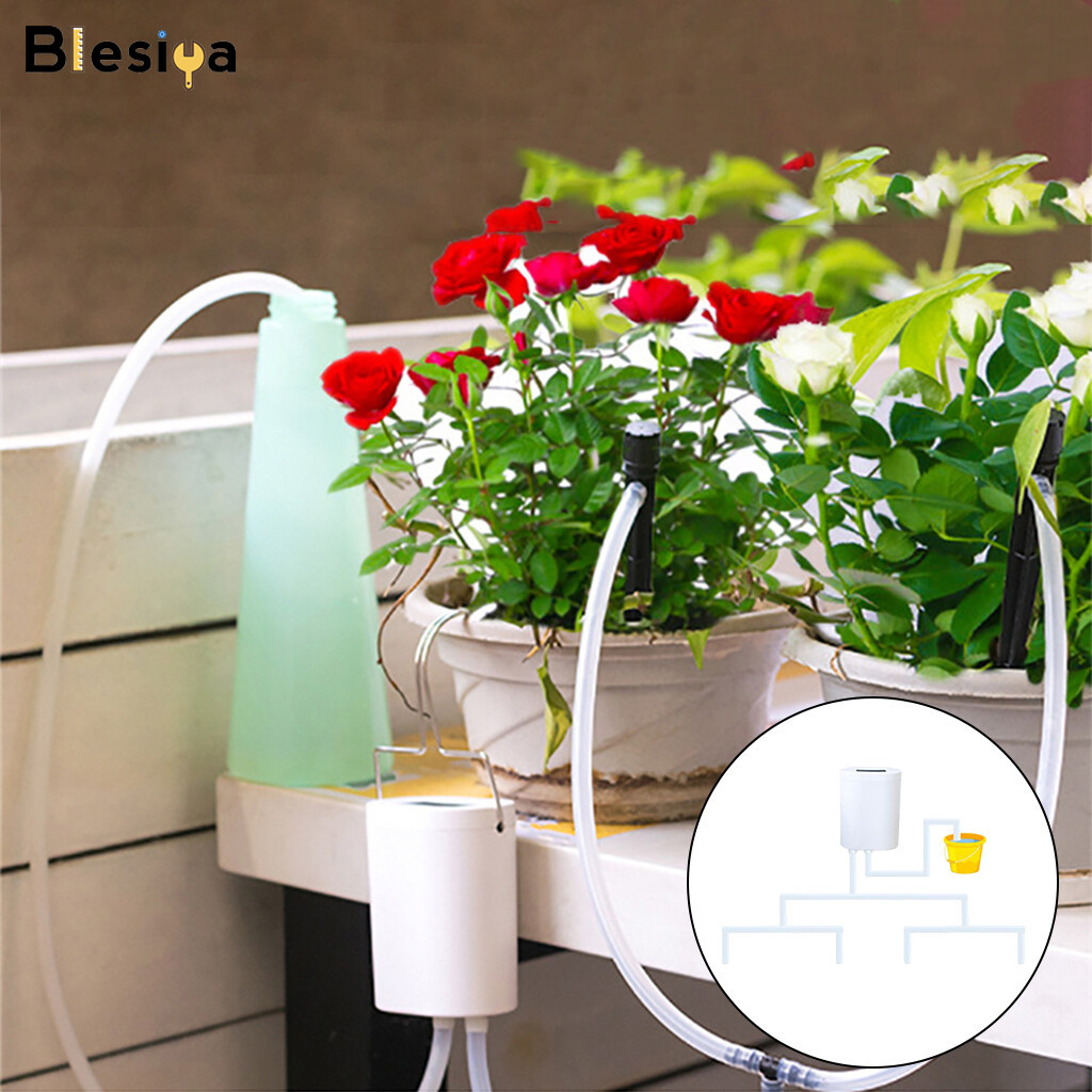 Blesiya Bộ Điều Khiển Tưới Nhỏ Giọt Tự Động, Bộ Hệ Thống Tưới Cây Hẹn Giờ Trong Vườn