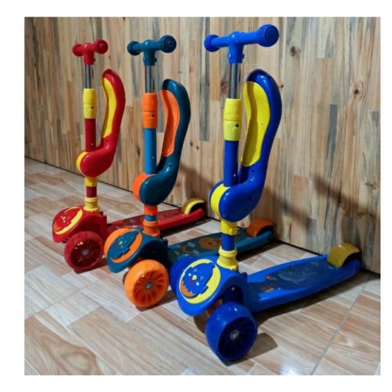 Xe trượt scooter 3 bánh có nhạc, đèn led