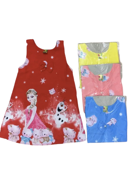 [HCM]Đầm lanh tole cho bé gái size 08 kg đến 24 kg  - Đầm tole loại đẹp bé mặt mát mẻ mùa hè có nhiều hình, nhiều mẫu khác nhau shop giao ngẫu nhiên