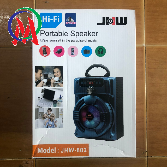 [HCM]Loa Bluetooth hát karaoke JHW 801 - 802 tặng mic có dây