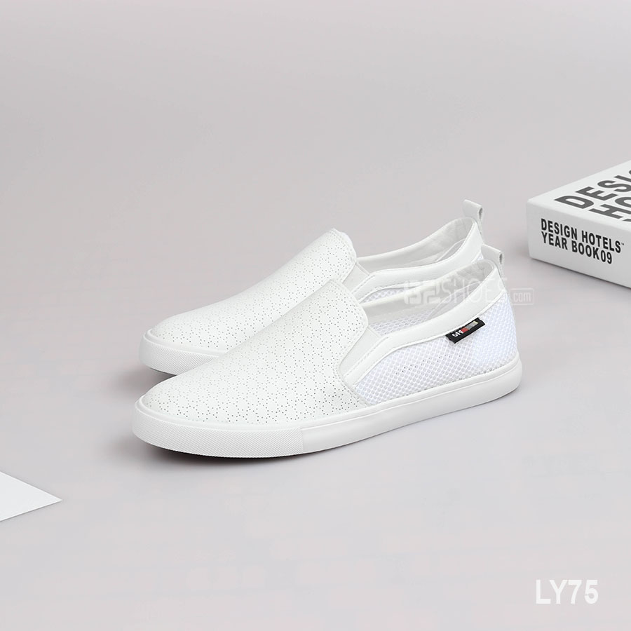 Giày lười nam - Slip on nam da - Mã LY75