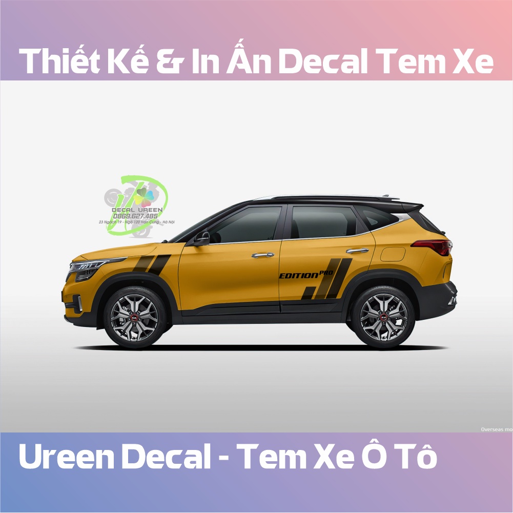 Decal Tem Xe SELTOS Mẫu 013