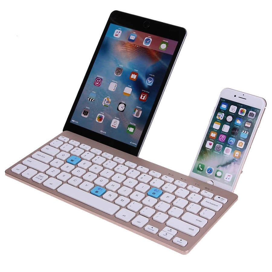 Bàn phím cho ipad mini 2, Bàn phím cơ mini bluetooth, Bàn Phím Bluetooth Cho Điện Thoại, máy tính bảng, Laptop... Ipad - Android - Ios - Windown Kết nối Bluetooth không dây BOW HB191A Cao Cấp