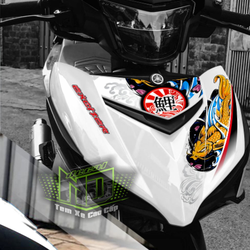 Tem Cá Chép Ex 150 - 2019 - Rời Xe Trắng Cực Hot 7/2020