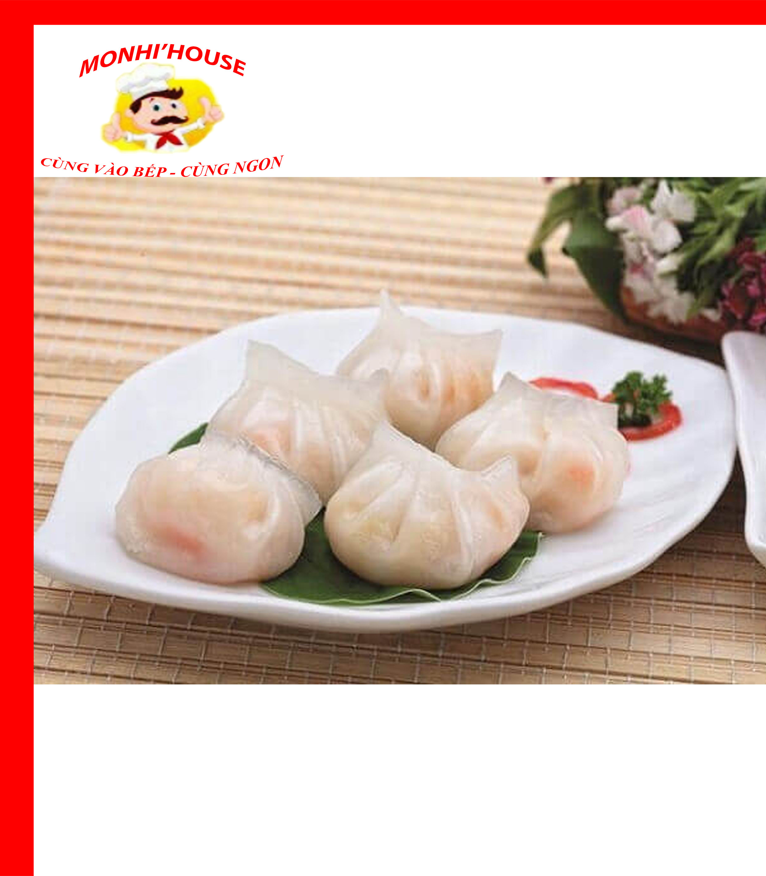 Khay 500g Há Cảo Nhân Thịt