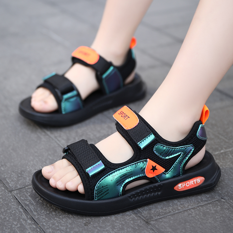 Ready Stock Thể Thao Sandal Dép Đi Trong Nhà Cho Trẻ Em Trẻ Em Bãi Biển Giày Cho Bé Trai 5 Để 6 7 8 9 10 11 12 13 14 15-16 Tuổi Năm Tuổi Thanh Thiếu Niên Cậu Bé Ngoài Trời Chống Trượt Bãi Biển Giày Giản Dị Trẻ Em Spiderman Sho xăng Đan Thể Thao Kích Thước