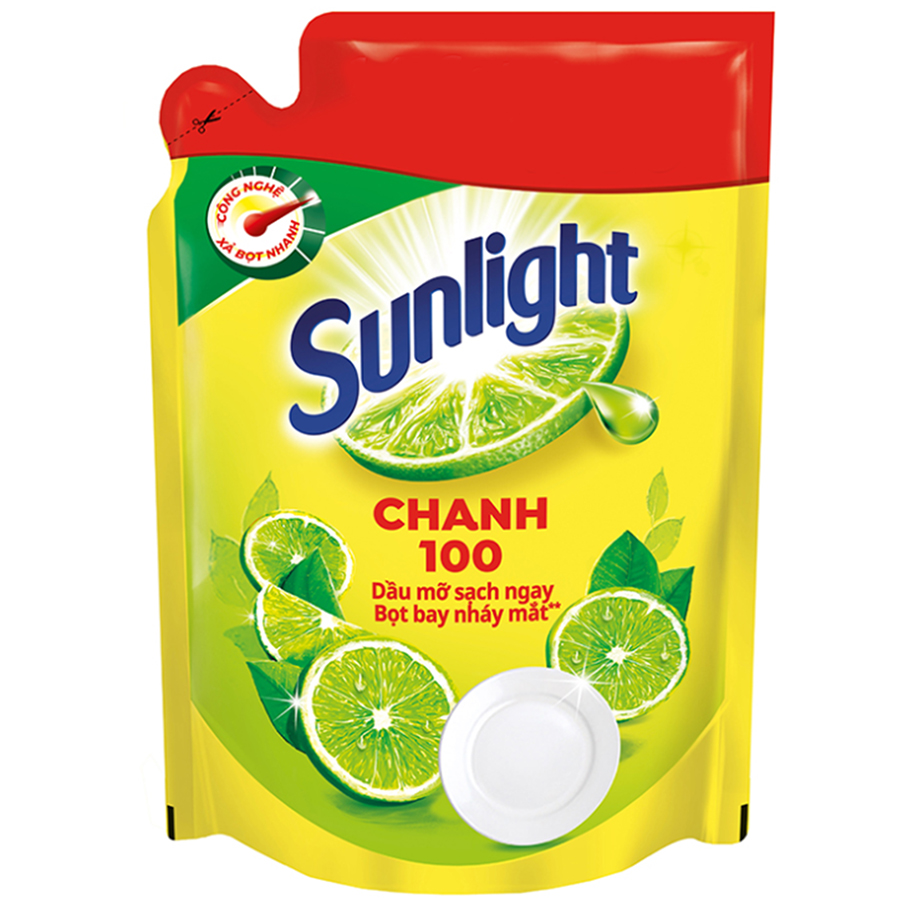 Nước Rửa Chén Sunlight Chanh Túi 2.6kg
