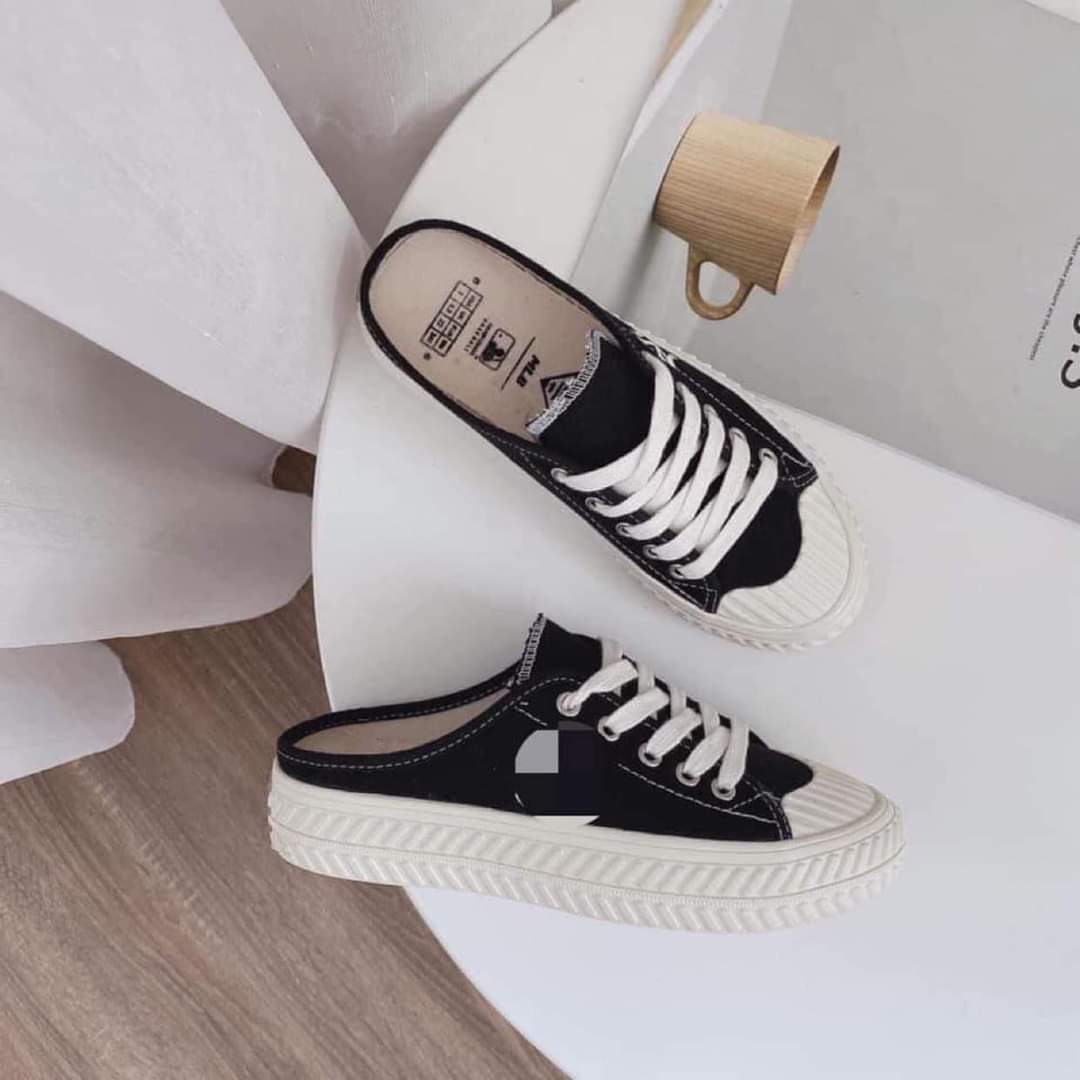 Giày thể thao nữ khoét đế, giày lười thể thao