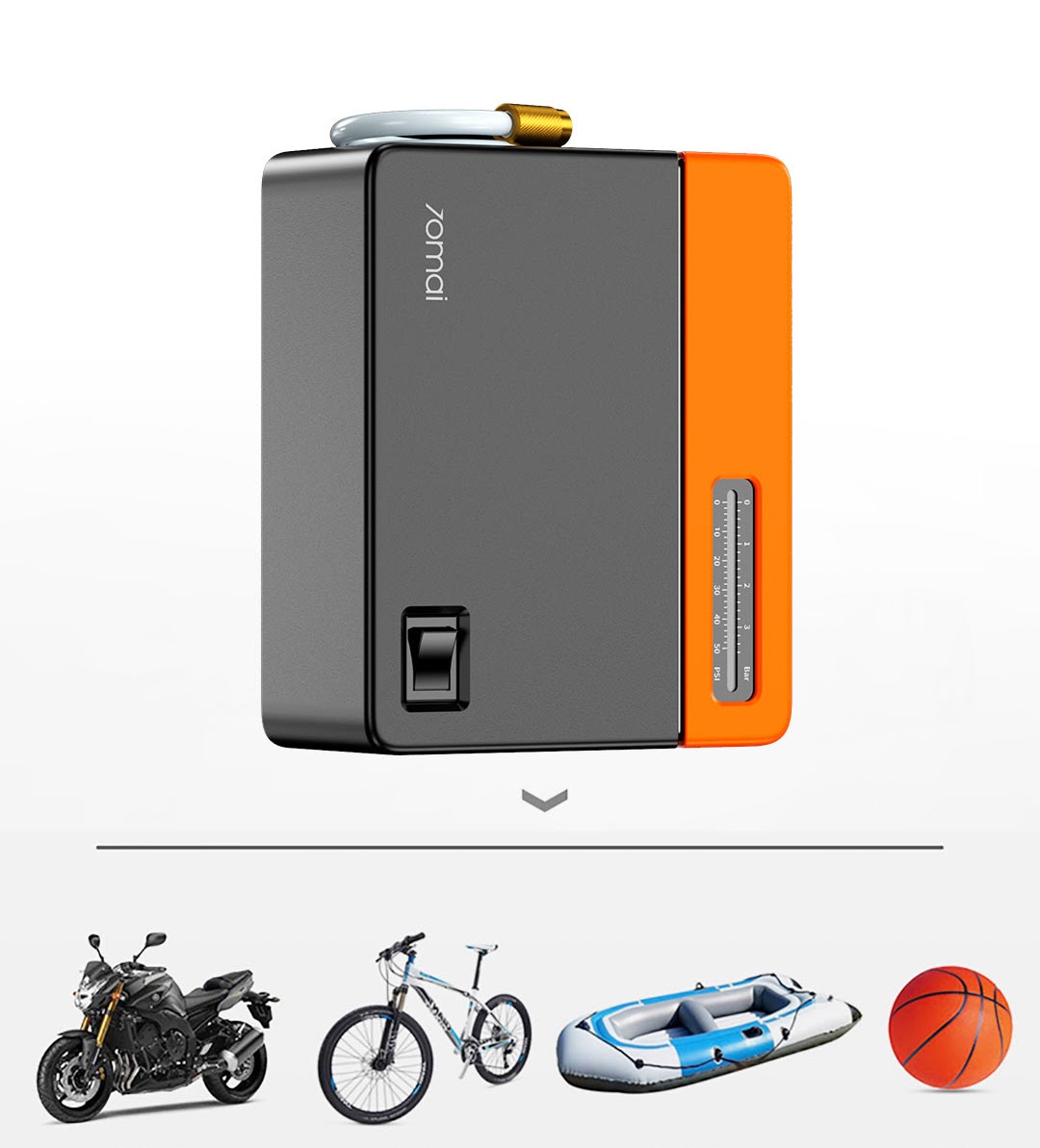 Máy bơm lốp xe ô tô 70MAI Midrive TP04 (Standard version)