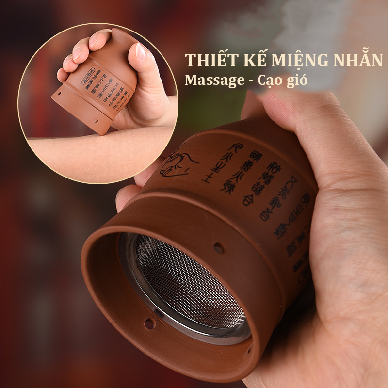 Cốc Phù Dương Xông Hơ Ngải Cứu Hàn Ẩm Massage, Giác Hơi, Cạo Gió, Chải Thông Kinh Lạc