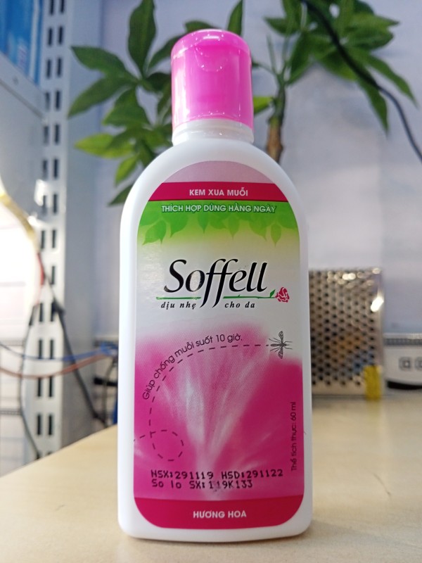 Kem chống muỗi Soffell hương hoa 60ml