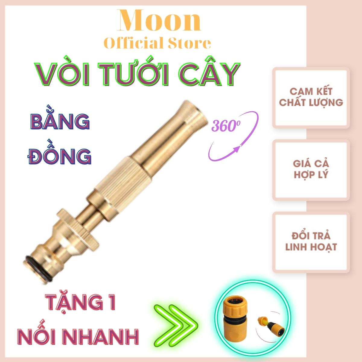 Nối nhanh dây ống nước phi 16 đến 18 Tonydx Lionking Cấu tạo bằng đồng, ráp đầu vòi cấp nước, vòi tưới cây, ống dây dẫn nước nhanh chóng tiện lợi và bền bỉ, bảo hành 6 tháng Moon store